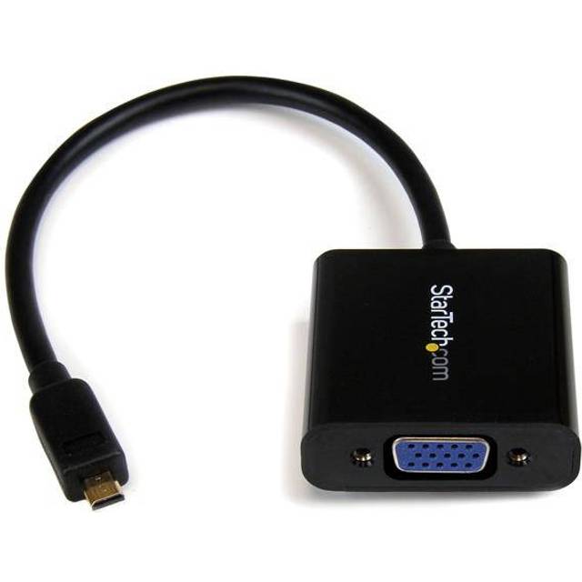 StarTech MCHD2VGAE2 Micro HDMI to VGA Adapter Converter - for Smartph - StarTech.com