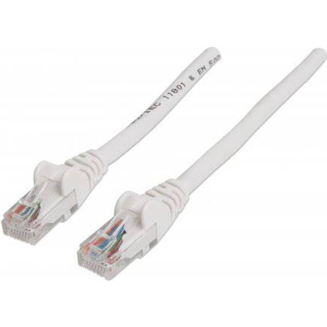 Intellinet Network Patch Cable, Cat6, 10m, Black, CCA, U/UTP, PVC, RJ45, Gold Plated Contacts, Snagless, Booted, Lifetime Warranty, Polybag