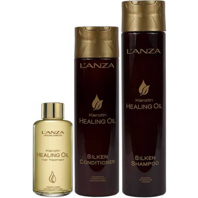 Lanza Healing Oil Bundle Shampoo 300ml & Conditioner 250 ml & Treatment Oil 50 ml