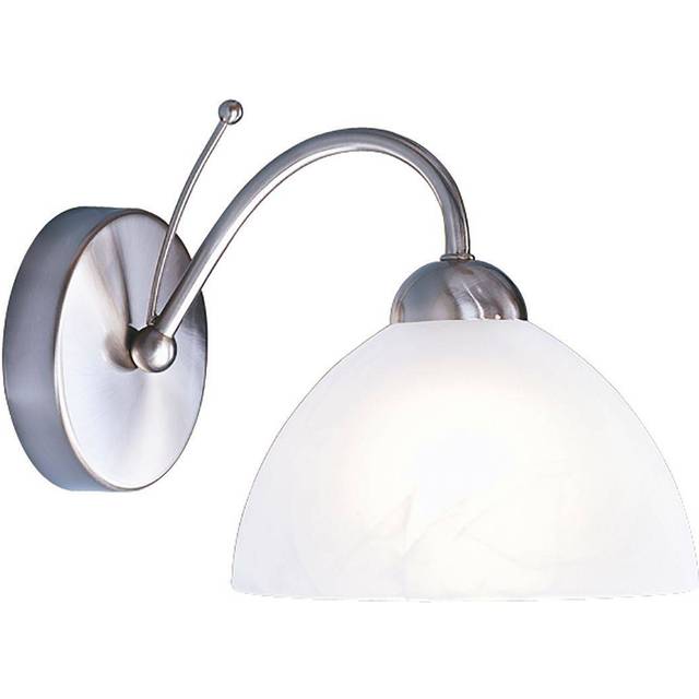 Searchlight 1131-1SS Milanese - 1 Light Wall Bracket Satin Silver Alab