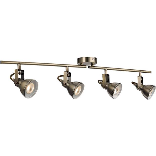 Searchlight 1544AB Focus - 4 Light Spotlight Split-bar Antique Brass