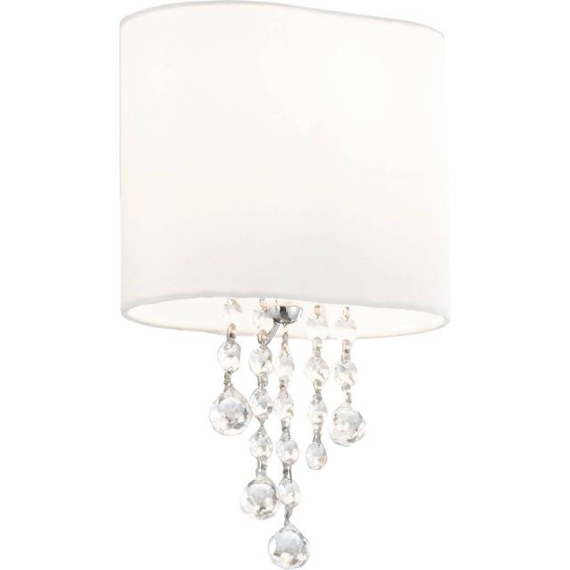 Searchlight 1051-1CC Nina - 1 Light Wall Bracket Chrome Clear Crystal