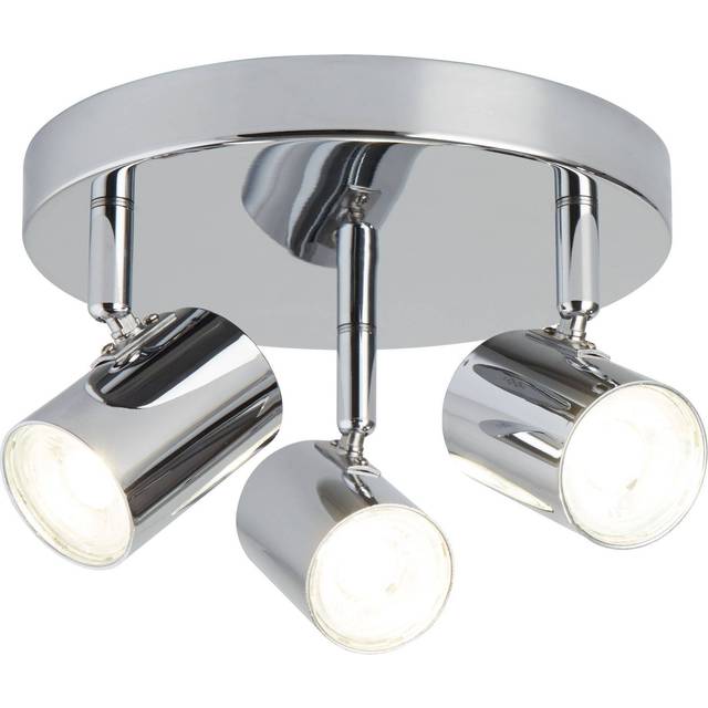 Searchlight 3173CC Rollo 3 Light Cylinder Head Spot Plate Chrome
