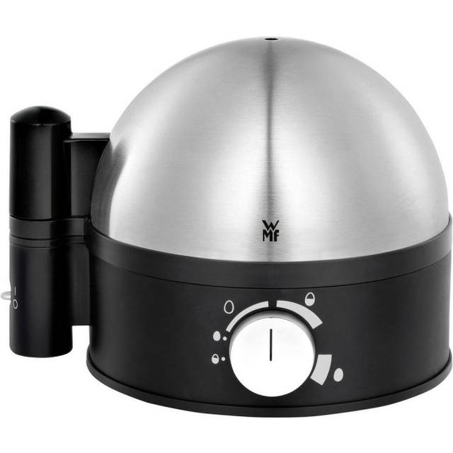WMF 0415070011 Stelio, Äggkokare 7 Ägg Avtagbar Ägghållare Separata Av Och På Knapp Timerfunktion 350 W
