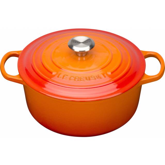 Le Creuset Le Creuset Signature rund gryta 6,7 l Volcanic - Orange