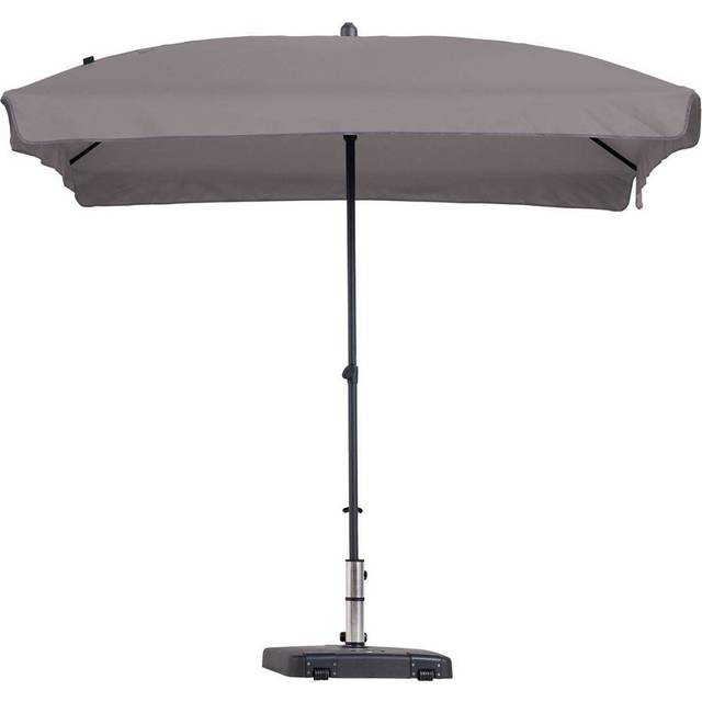 "Madison Parasol ""Patmos Luxe"" Rectangle 210x140 cm Grey"