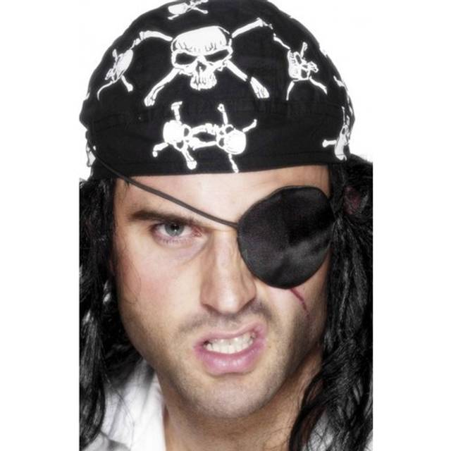 Deluxe Pirate Eyepatch.  One Size