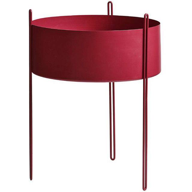 Woud - Pidestall Flowerpot  - Blomkruka - Light Grey - Large - Ø: 40 x H: 55 cm