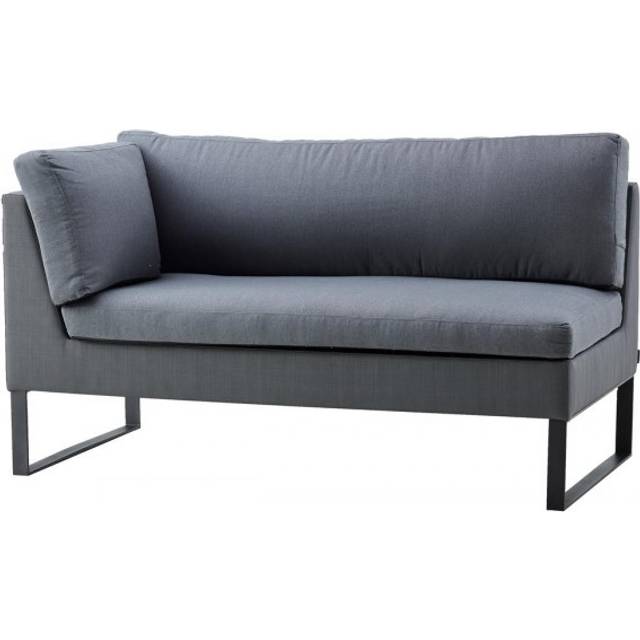 Cane-line Flex modulsoffa Grey, höger, inkl. dynor - Grå