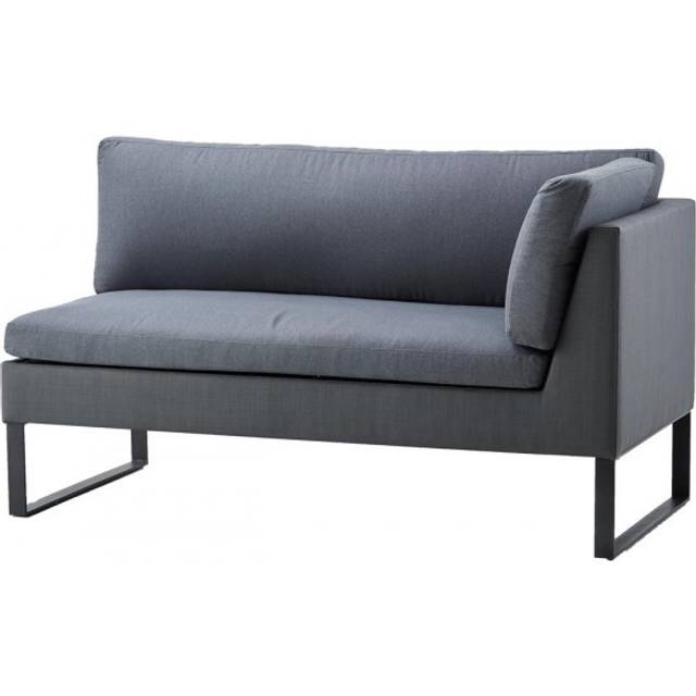 Cane-line Flex modulsoffa Grey, vänster, inkl. dynor - Grå