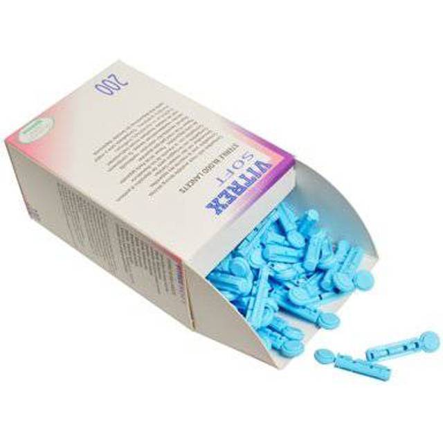 Lansett Vitrex Soft - 30G (0,31mm) grön 200-p - 200 st