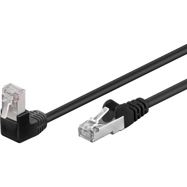 MicroConnect RJ45 F/UTP Cat5e Angled 1m