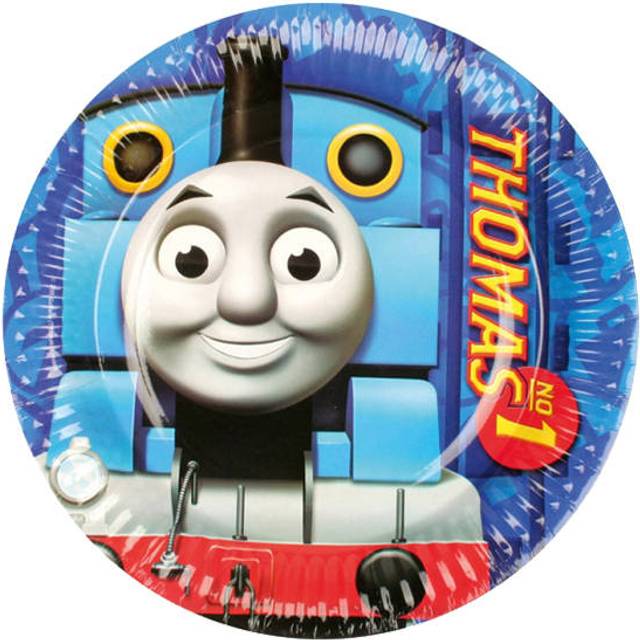 Tallrikar Thomas Tåget 8-pack