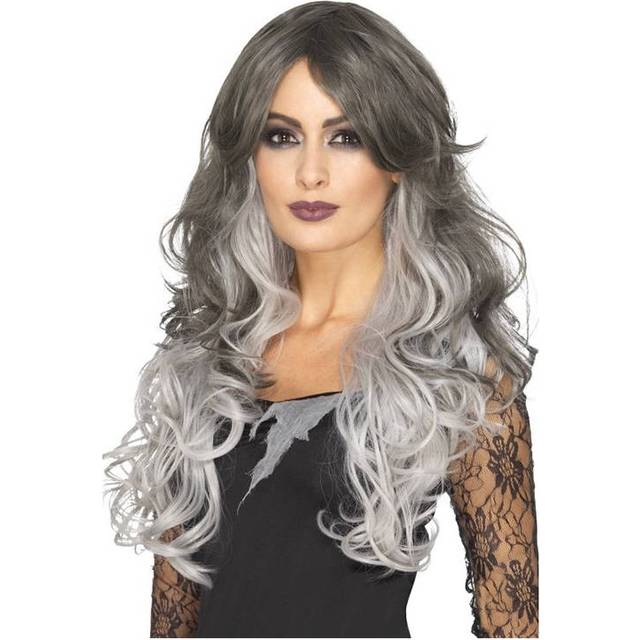Smiffy's 45040 Deluxe Gothic Bride Wig (one Size) -  gothic bride vampire wig ladies fancy dress halloween adults costume accessory