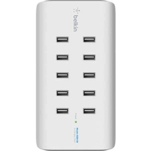 Belkin Rockstar 10-port Usb Laddningsstation Vit