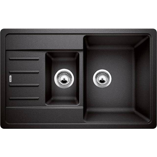 Legra 1.5 Bowl Inset Kitchen Sink - Anthracite (780mm L X 500mm W)