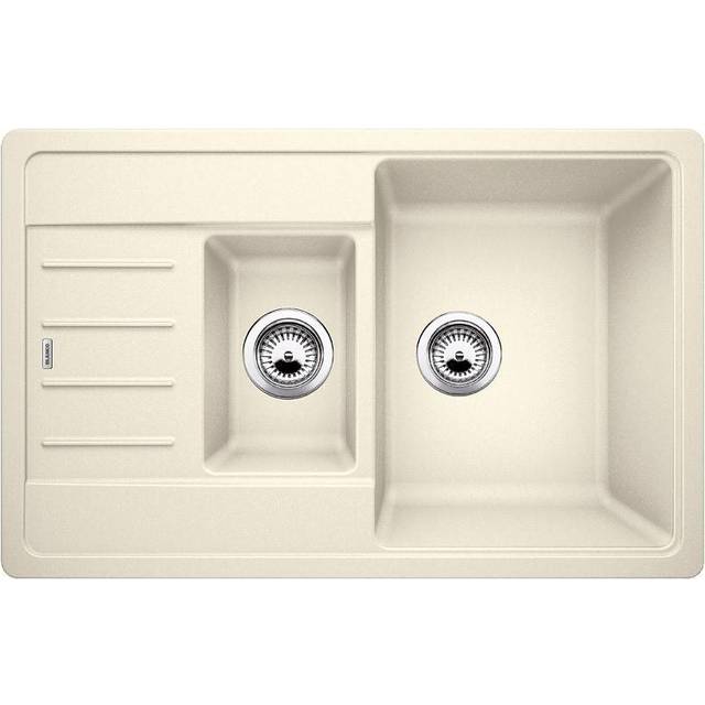 Legra 1.5 Bowl Inset Kitchen Sink - Jasmin (780mm L X 500mm W)