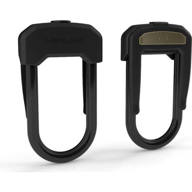 Hiplok D, Bygellås, Unisex, ALL BLACK, Låsområde: 13,5 × 7 cm