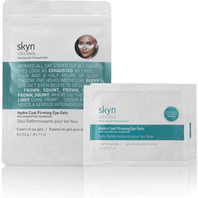 Skyn Iceland Hydro Cool Firming Eye Gels 8-pack - Bedste øjenmaske - Dinskønhed.dk