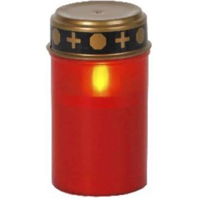 Star Trading - LED Gravljus Serene - Batteriljus - Röd