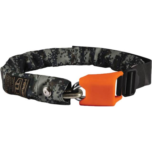 Hiplok Gold Wearable Chain Lock Sold Secure Gold - Black