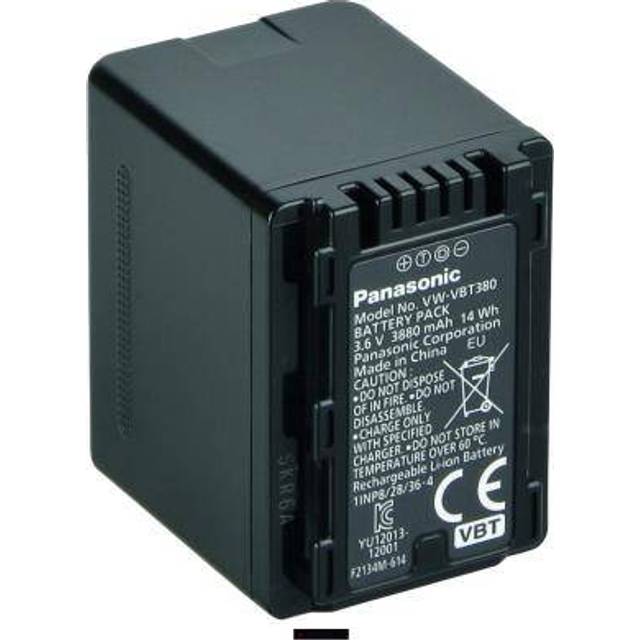 Panasonic VW-VBT380E-K Camcorder Battery