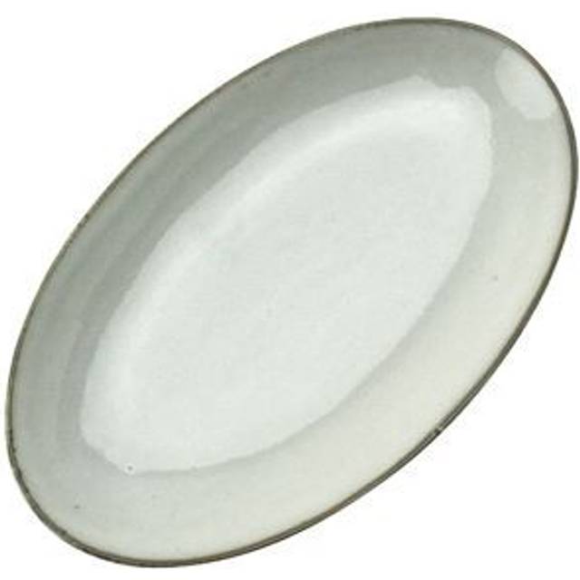 Broste Copenhagen Nordic Sea ovalt fat 13,6x22 cm - Blå