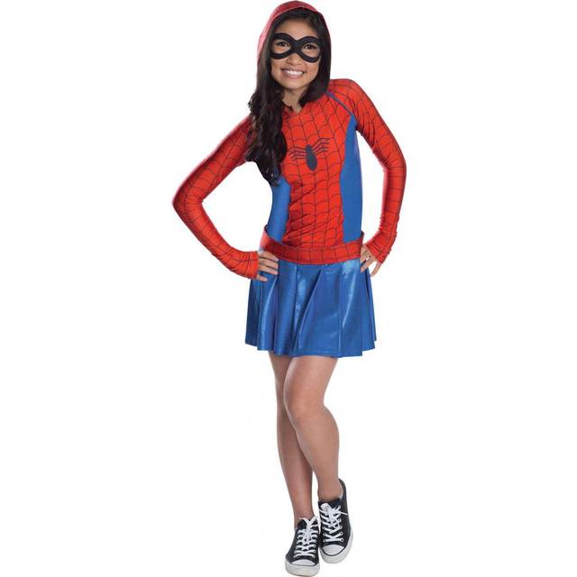 Marvel spider girl fancy dress x-large children costume 10-12 years rubie's