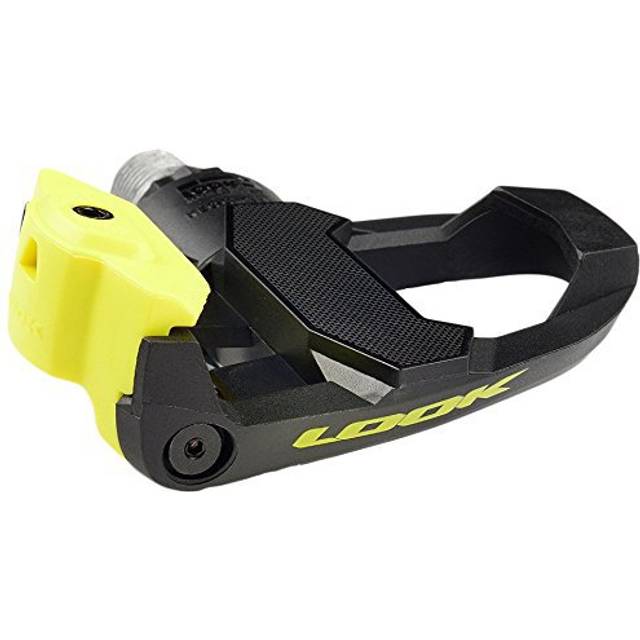 LOOK Cycle - Pedali da Bici KEO Classic 3 - Pedali Automatici, Ampia Superficie d’Appoggio di 400 mm² - Tensione Facilmente Regolabile - Corpo in Composito - Asse in Chromoly - Colore Nero Bianco