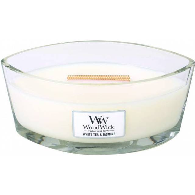 Woodwick Ellipse White Tea & Jasmine Candle 16oz