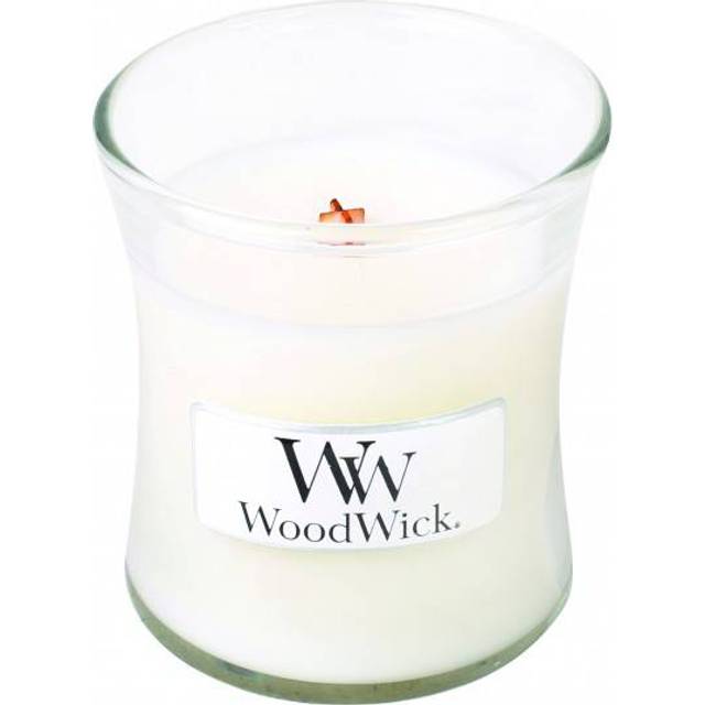 Woodwick White Tea & Jasmine doftljus trä wick 85 g