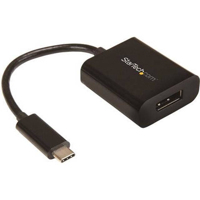 StarTech.com USB C till DisplayPort-adapter – 4K 60Hz – vit – USB 3.1 typ-C till DisplayPort-adapter – USB C-videoadapter (CDP2DPW)