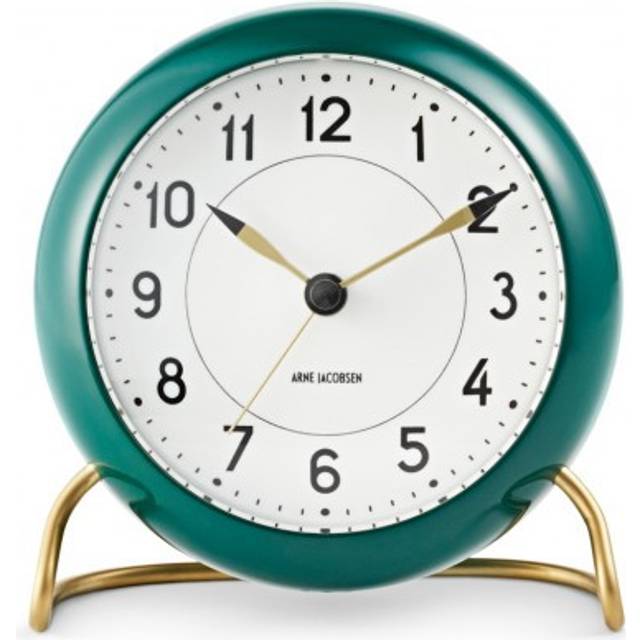 Arne Jacobsen Clocks AJ Station bordsur 12 cm grå-vit - Grå