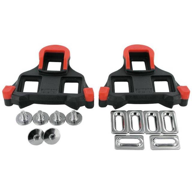 Shimano SM-SH10 Pedalklossar SPD SL | Röd, Fast, 0 grader float