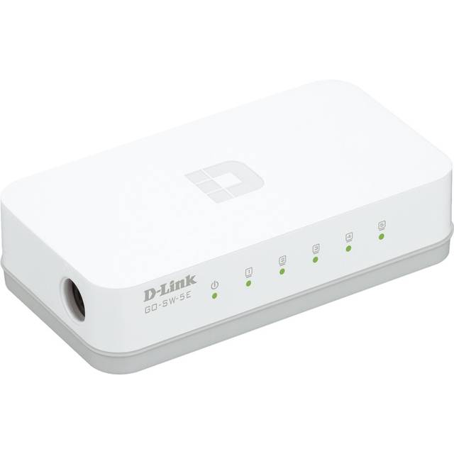 D-Link GO-SW-5E/E network switch Unmanaged Fast Ethernet (10/100) White