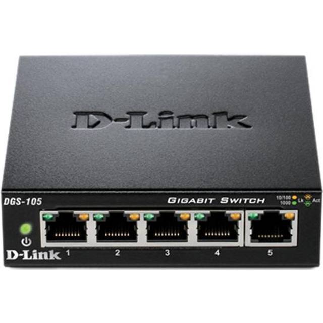 D-Link DGS-105 5 Port Gigabit Ethernet Switch