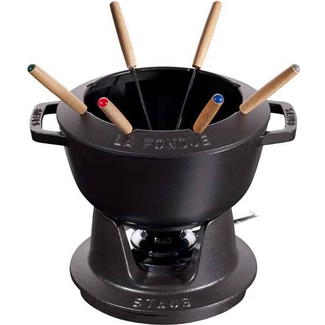 Staub - Fondueset 2,35 L - Svart