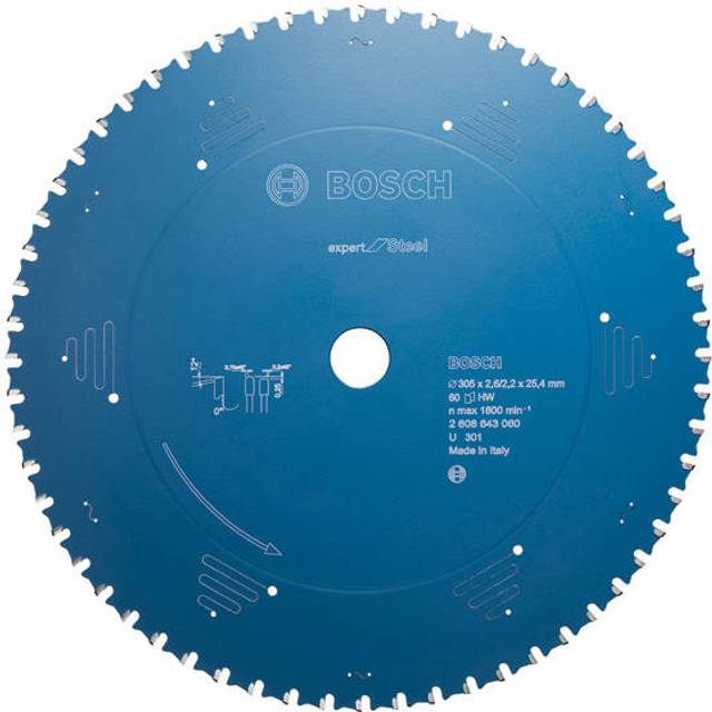 Bosch EXPERT Steel Mitre Saw Blade 254 x 25.4 x 60T