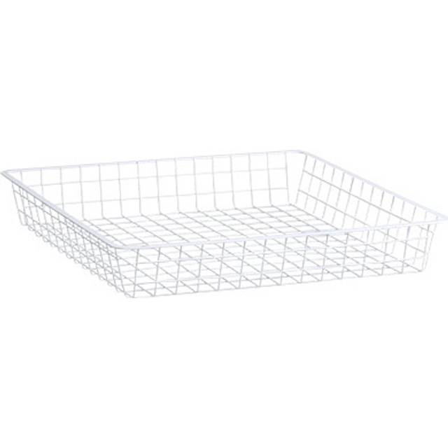Elfa 155110 Trådback utdragbar, vit 527x527x85 mm
