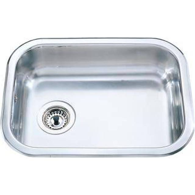 Intra køkkenvask Barants 480x340mm med basketstrainer, blank A480