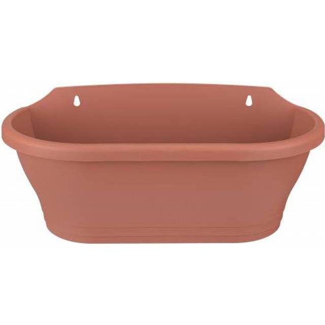 Elho Corsica Wall Planter Fence Planter Vintage Blue 39Cm - White (17cm H X 39cm W X 16.5cm D)