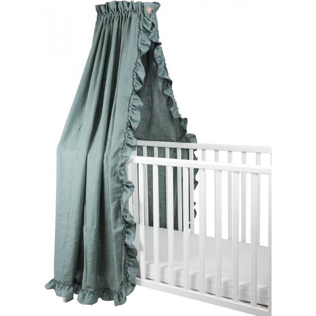 NG Baby sänghimmel med volang, MOOD graphite