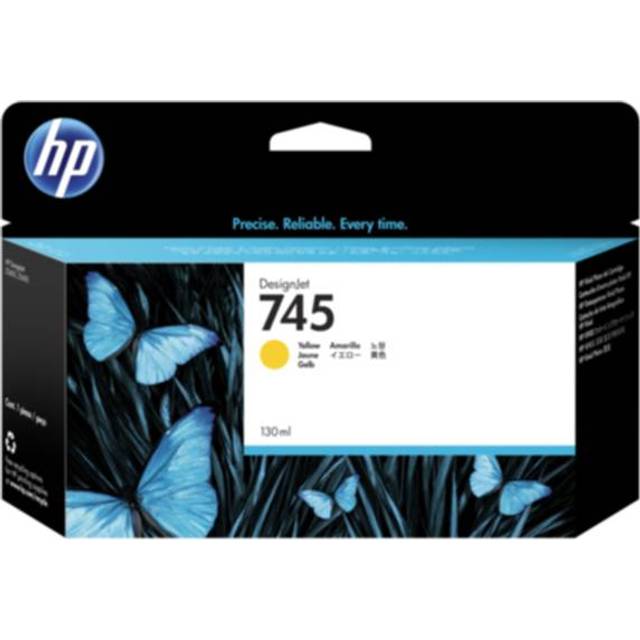 HP 745 (F9J96A) gul bläckpatron (original)