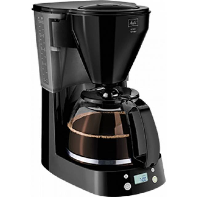 Melitta Easy Timer 1010-14, kaffebryggare med timerfunktion, svart