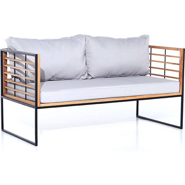 Loungesoffa Sensum Aspvik Teak Svart