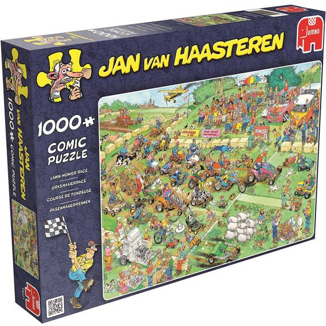 Jan van Haasteren Pussel: Lawn Mower Race 1000 bitar