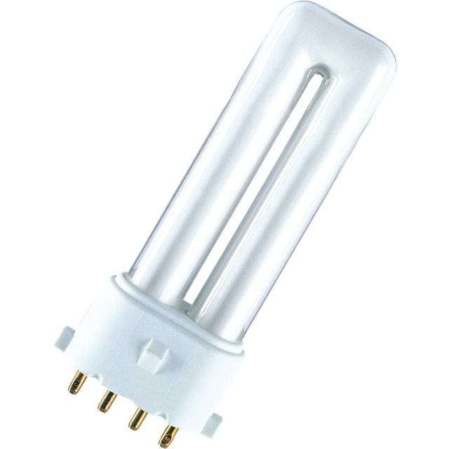 GE Lighting CFL PLS-E 9W 4-Pin Dimmable Warm White Frosted