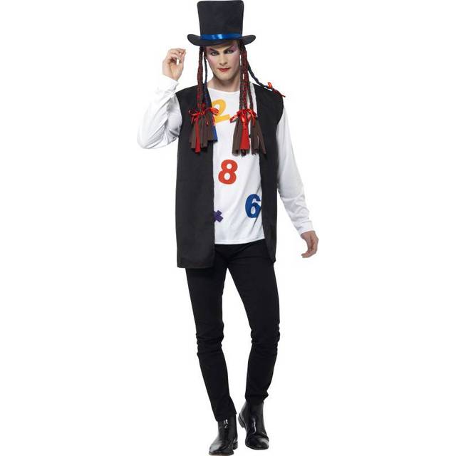 Smiffy's 44630m Men's 80s Pop Star Costume (medium) -  fancy dress costume 80s pop star mens boy george outfit culture club