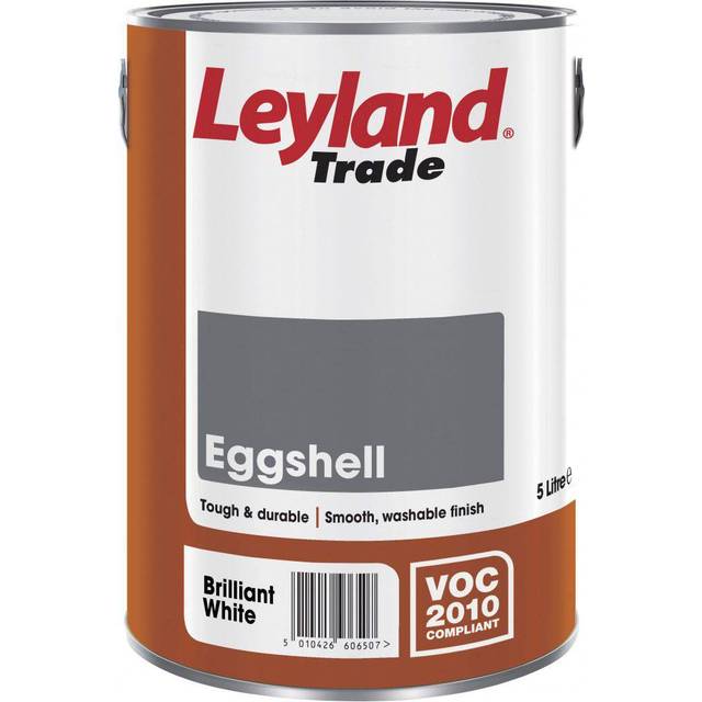 Leyland Trade Eggshell (Oil-Based) - Brilliant White - ["Brilliant White","White"]