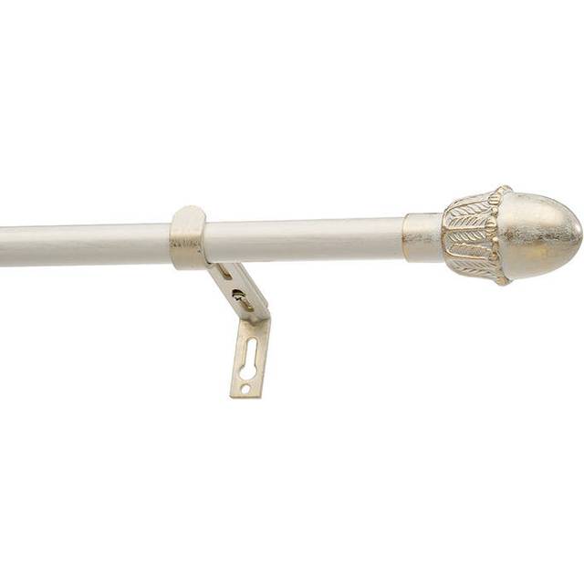 Gardinstångsset Kirsch Mozart Vit/Guld 120-210 Cm